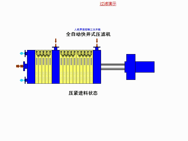 全自動板框式壓濾機(jī)工作視頻